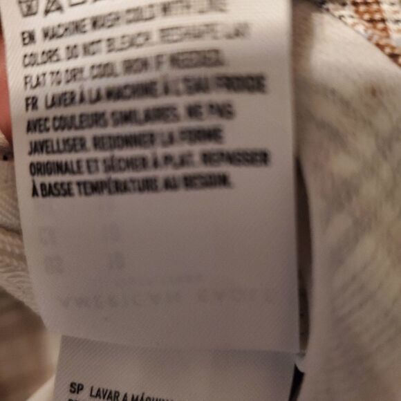 AMERICAN Eagle Outfitters brown plaid skirt sz 10 - Picture 4 of 5